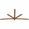 Ekena Millwork Alberta Smooth Timber Gable Bracket, Western Red Cedar, 96"W x 48"H x 1 1/2"D x 3 1/2"F, 12/12 Pitch GBW096X48X0204ALB00SWR - alternate 3